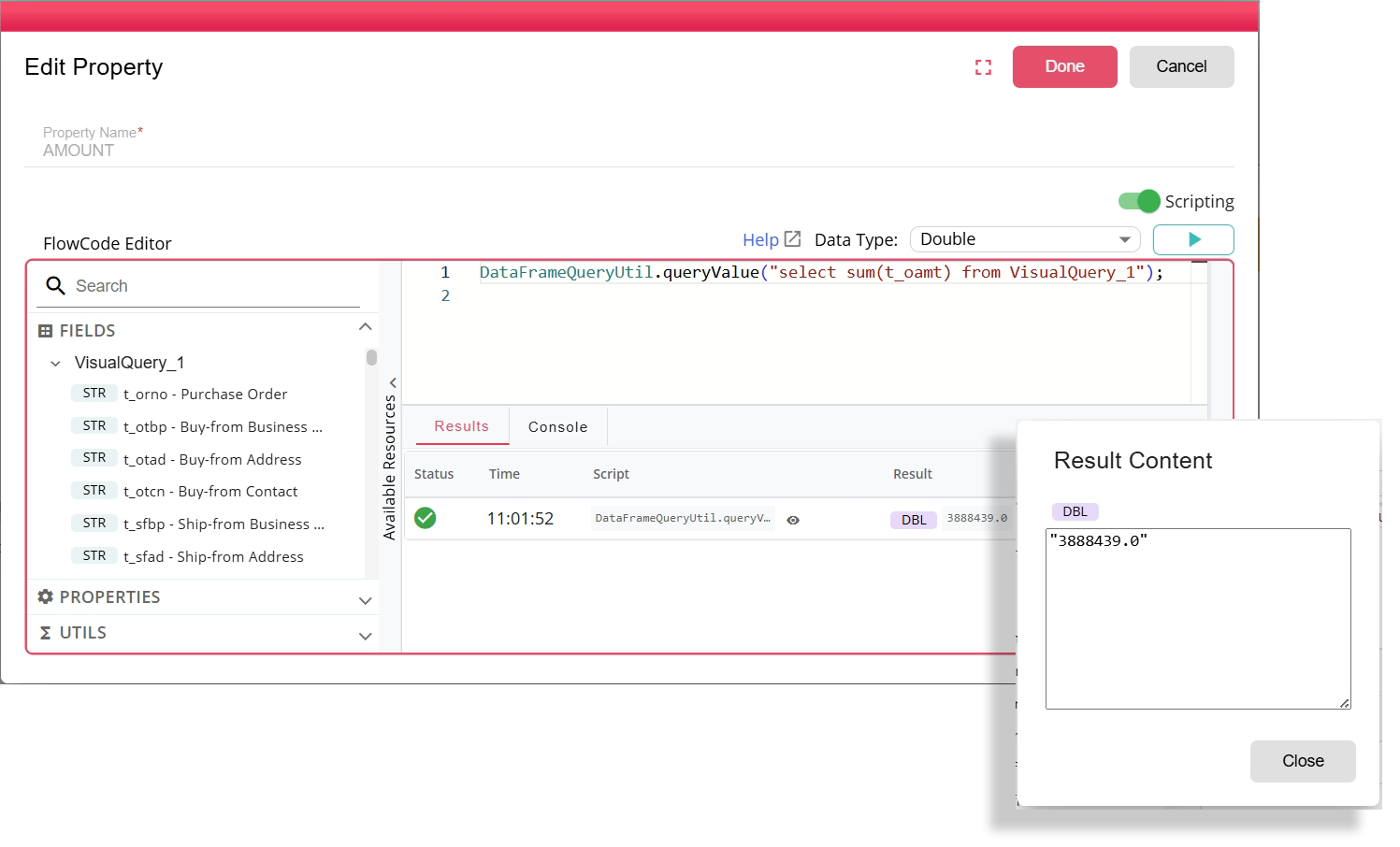 FlowCode Editor with AI agent